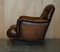 Bridgewater Brown Leather Chesterfield Armchairs from Howard & Sons, 1880, Set of 2 20
