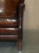 Heritage Hand Dyed Cigar Brown Leather Armchair, Image 10