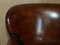 Heritage Hand Dyed Cigar Brown Leather Armchair, Image 7