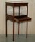 Victorian Hardwood Single Drawer Twin Top Table, Image 14