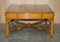 Burr Yew Wood Two Drawer Coffee Table in the style of Thomas Chippendale 15