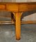 Burr Yew Wood Two Drawer Coffee Table in the style of Thomas Chippendale 11