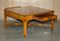 Burr Yew Wood Two Drawer Coffee Table in the style of Thomas Chippendale 17