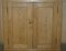 Victorian Lightly Burred Pine Housekeepers Linen Cupboard, 1880s, Image 10