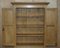 Victorian Lightly Burred Pine Housekeepers Linen Cupboard, 1880s, Image 19
