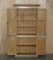 Victorian Lightly Burred Pine Housekeepers Linen Cupboard, 1880s 18