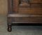 Vintage Jacobean Revival English Carved Oak Bookcase, 1900s 11