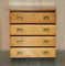 Light Oak Military Campaign Chest of Drawers with Drop Front, 1920s, Image 17