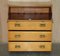 Light Oak Military Campaign Chest of Drawers with Drop Front, 1920s 19