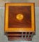 Burr Walnut & Satinwood Revolving Bookcases with Sheraton Revival Inlaid, 1920s, Image 14