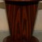 Vintage Art Deco Sample Wood Side Table in Hardwood Burr Walnut 7