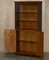 Vintage Burr & Burl Walnut Open Bookcases, Set of 2, Image 13