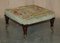 Victorian Hardwood Embroidered Footstool in the style of William & Mary 2