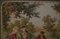 Otomana victoriana de madera noble bordada al estilo de William & Mary, Imagen 8