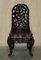 Antique Chinese Qing Dynasty Carved Dragon Throne Armchair, 1920s, Image 2