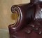 Vintage Heritage High Back Chesterfield Leather Office Captains Swivel Chair, Image 10