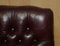 Vintage Heritage Chesterfield Leder Büro Captains Drehsessel mit hoher Rückenlehne 7