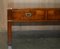 Military Campaign Burr & Burl Yew Brass 3 Drawer Coffee Table 4