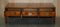 Military Campaign Burr & Burl Yew Brass 3 Drawer Coffee Table, Image 14