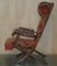 Victorian Military Campaign Kilim Upholstered Folding Armchair, 1880s, Image 20