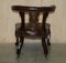 Antique William IV Brown Leather Chair, 1830s 15