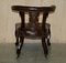 Antique William IV Brown Leather Chair, 1830s, Image 15