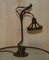 Europäische Tischlampe aus Bronze, 1940er 12