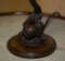 Lámpara de mesa europea de bronce, años 40, Imagen 10