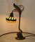 European Bronzed Table Lamp, 1940s, Image 3