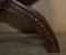 Sgabello vintage giacobino intagliato a mano in quercia, Regno Unito, Immagine 7