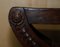 Sgabello vintage giacobino intagliato a mano in quercia, Regno Unito, Immagine 3