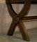Mesa de comedor inglesa jacobea vintage de roble tallado a mano, años 50, Imagen 7