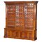 Tall Victorian Hardwood Astral Glazed Bookcase, 1860s 1