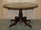 William IV Hardwood & Green Leather Library Dining Table, 1830s 3