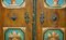 Antique German Hand Painted Marriage Wardrobe, 19th Century, Image 11