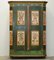 Antique German Emerald Green Wardrobe 2