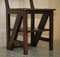 Antique Victorian Metamorphic Library Steps Chair, 1850s 7