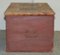 Large Hungarian Original Paint Blanket Chest Coffer Trunk, 1875 9