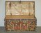 Romanian Blanket Chest with Church Painting, 1880s 13