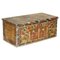 Romanian Blanket Chest with Church Painting, 1880s 1