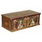 Romanian Blanket Trunk with Painted Children Portraits, 1900s 1