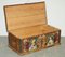 Romanian Blanket Trunk with Painted Children Portraits, 1900s, Image 11