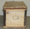 Campaign Original Paint Handle Blanket Chest Coffer Trunk, 1880s, Image 8