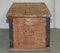 Romanian Paint Blanket Chest Coffer Trunk with Children Pictures, 1900s 12