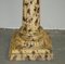 Hand Carved Corinthian Pillar Pedestal Stands in Faux Marble Paint, 1940s, Set of 2 12