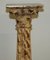 Soportes de pedestal de pilar corintio tallado a mano con pintura de mármol sintético, años 40. Juego de 2, Imagen 6