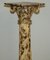 Soportes de pedestal de pilar corintio tallado a mano con pintura de mármol sintético, años 40. Juego de 2, Imagen 11