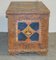 1875 Large Antique Original Paint Romanian Blanket Chest Coffer Trunk + Drawer 16