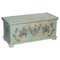 European Paint Blanket Chest Coffer Trunk, 1802 1