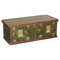Romanian Blanket Chest Coffer Trunk with Married Couples Motif, 1900s 1
